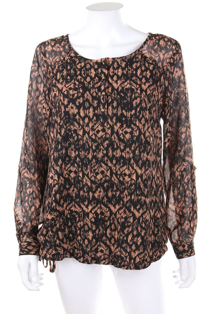 Yessica by C&A - Bluse mit Krempel-Ärmeln - D 38