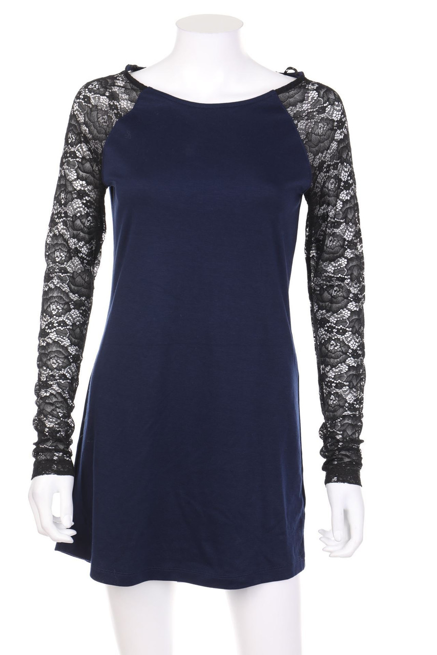 H&M DIVIDED - Kleid mit Spitzen-Einsatz - D 36