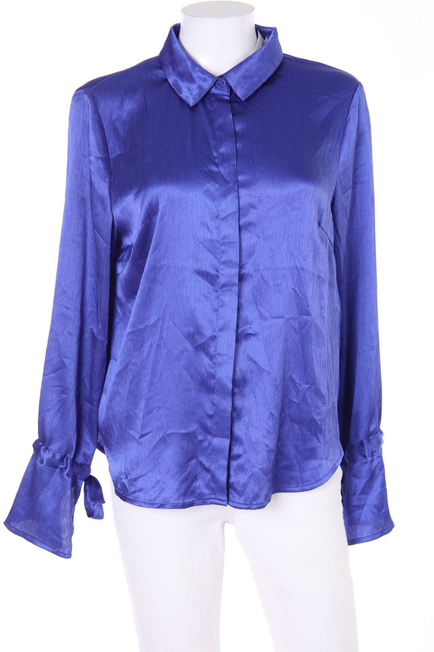 Rut & Circle - Metallic-Hemd-Bluse - M