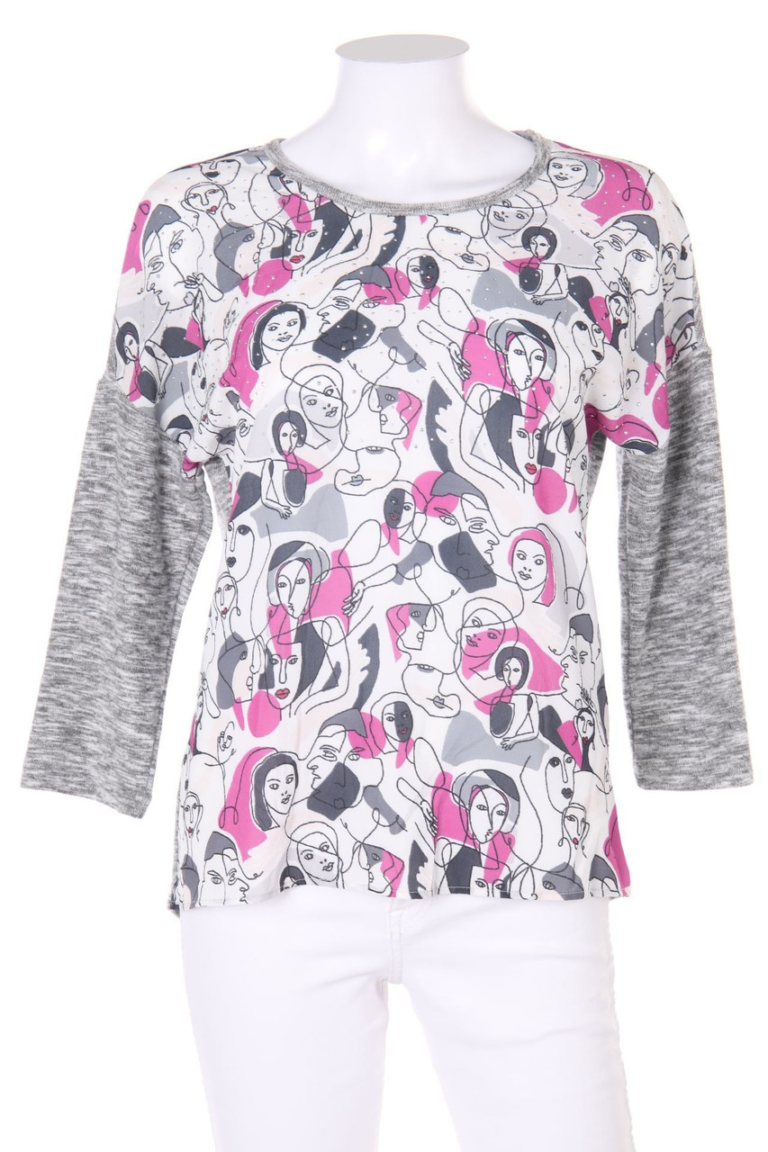 CANDA by C&A - Batwing-Pullover mit Print - XS