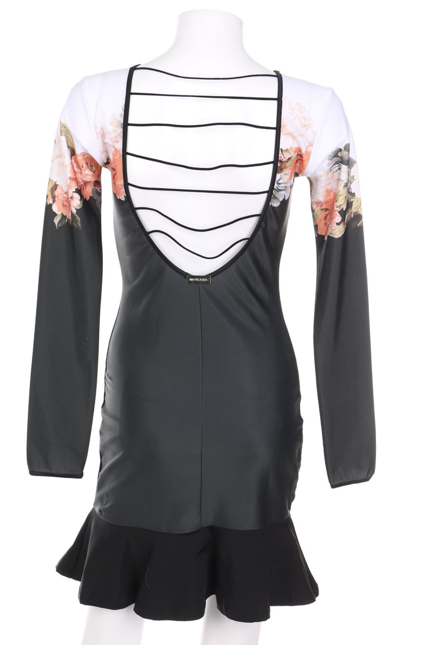 MOIKANA - Print-Kleid mit tiefem Rückenausschnitt - XS