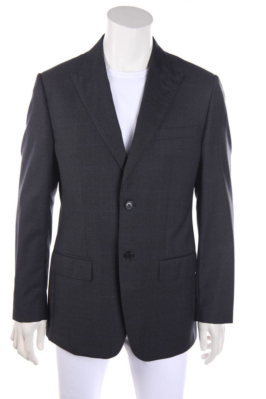 VALENTINO ROMA - Schurwoll-Sakko mit Karo-Muster - 52