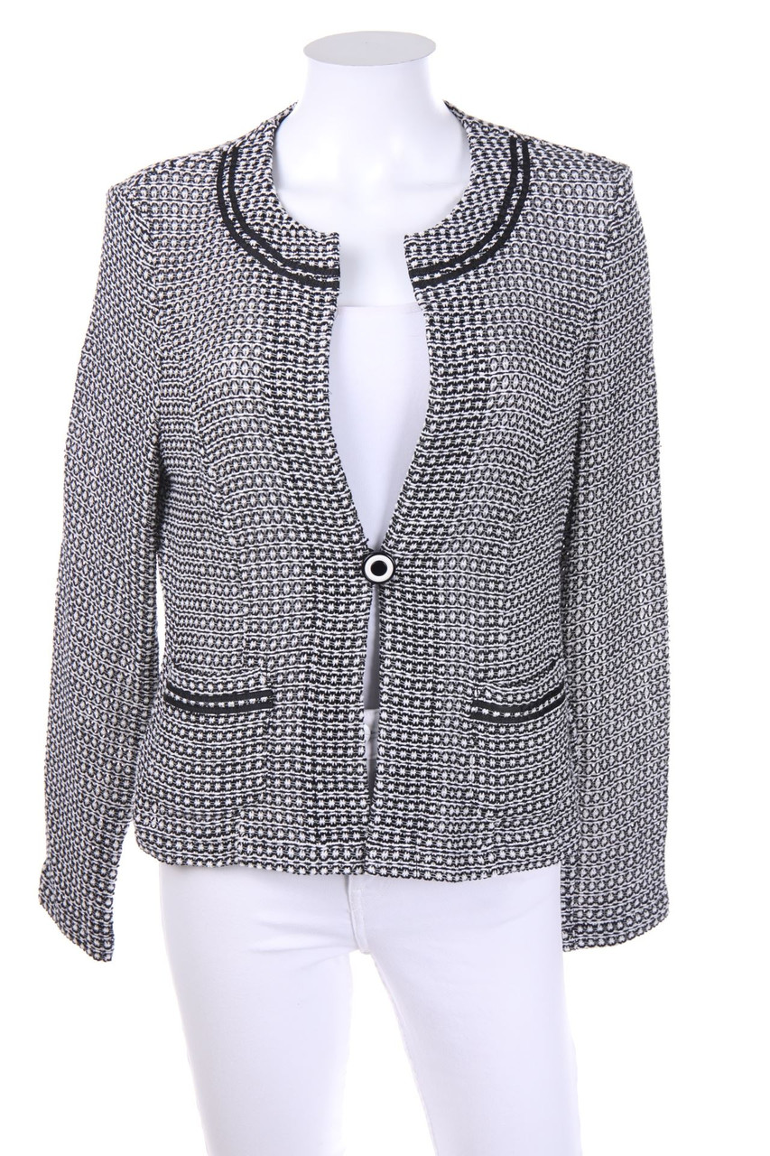 FRANK WALDER - Blazer-Jacke mit Muster - D 40