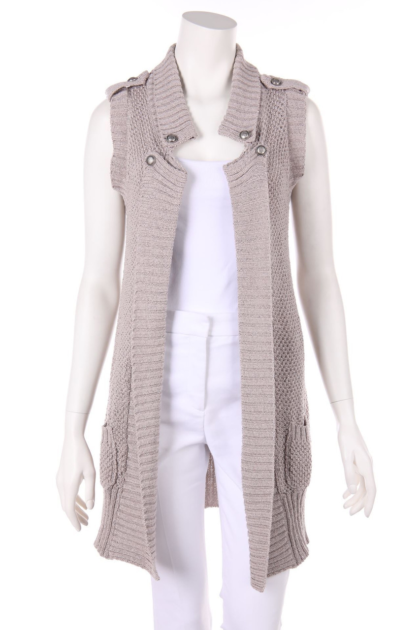 LA FÉE MARABOUTÉE - Strickweste im Military-Stil - D 38