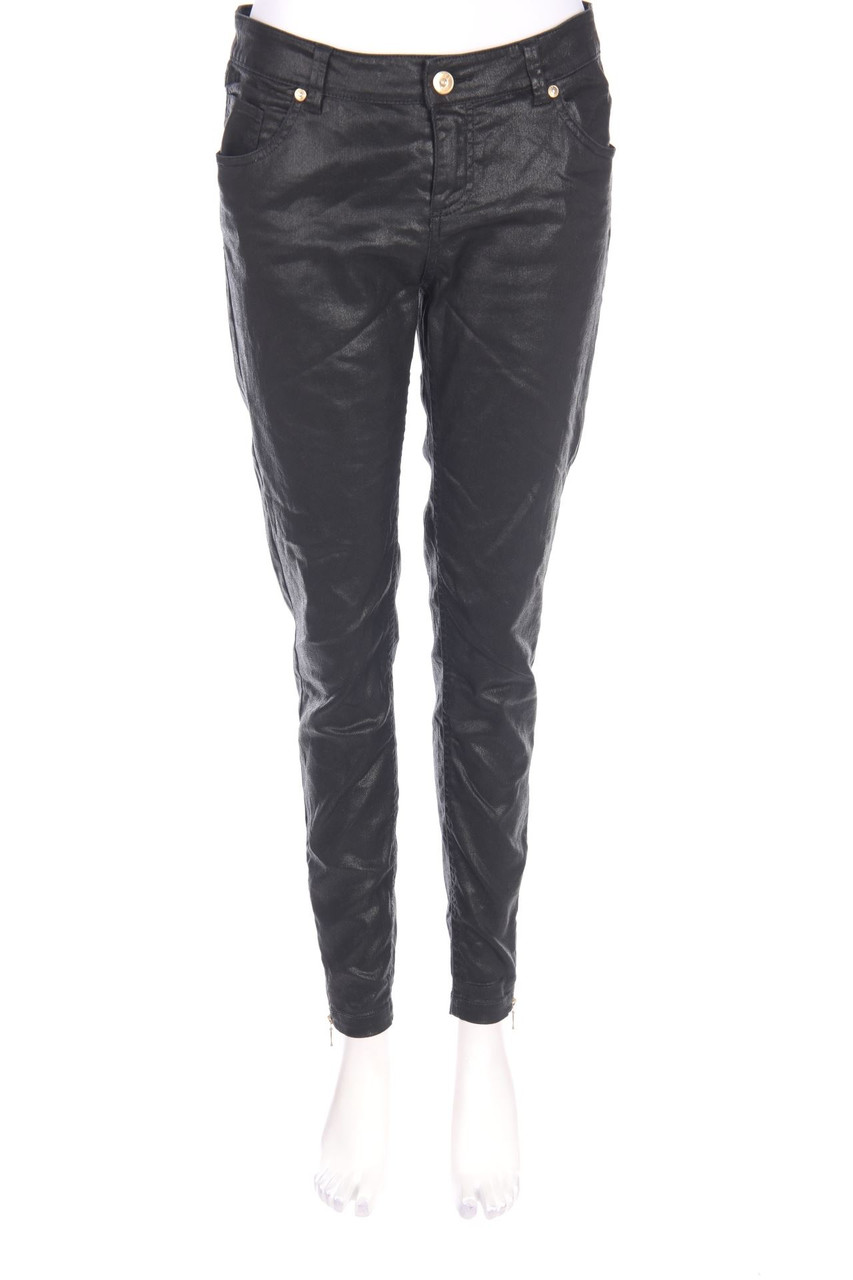 SOCCX - Coated Skinny-Jeans - W29