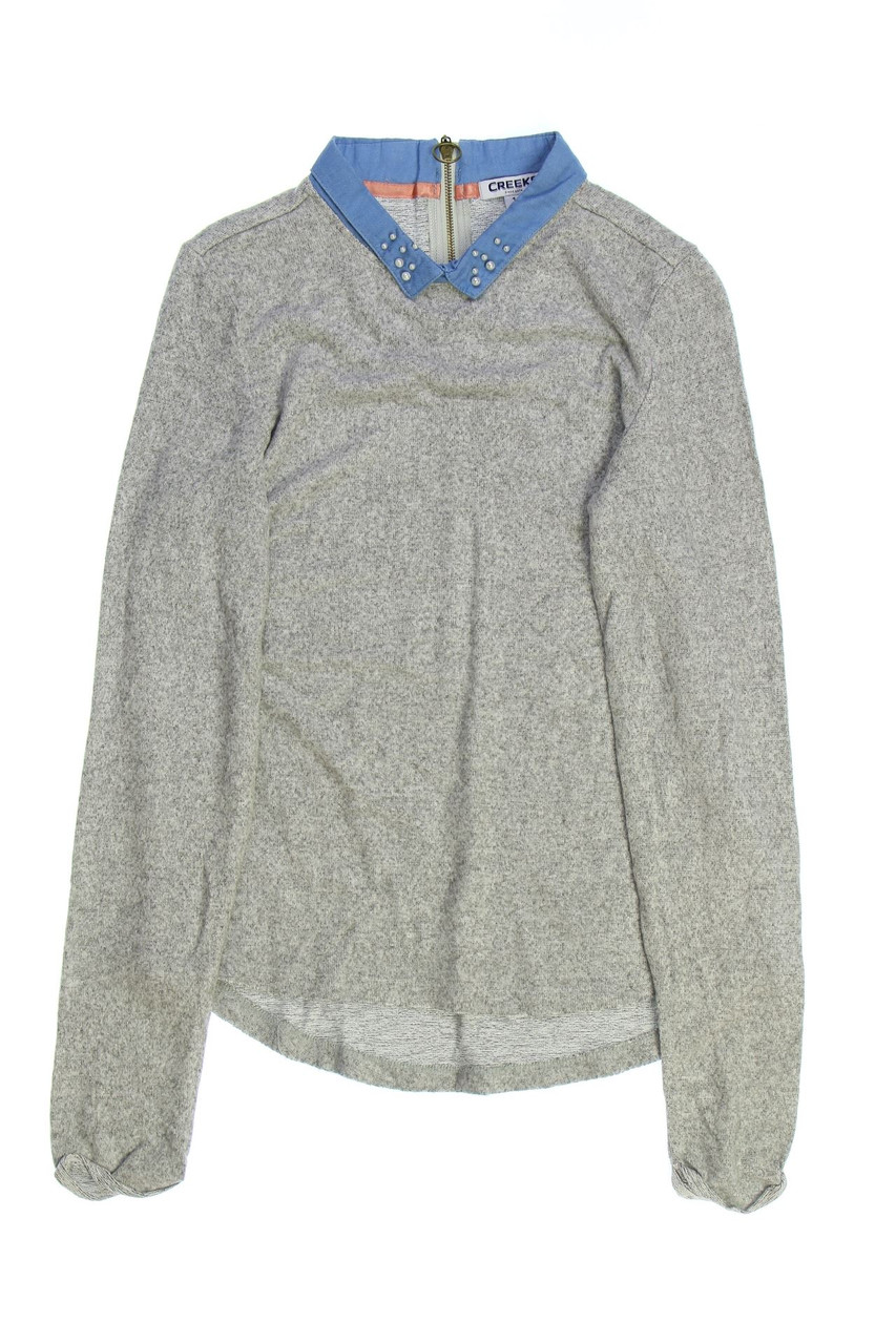 CREEKS - Pullover im Layer Look mit Perlen - 170