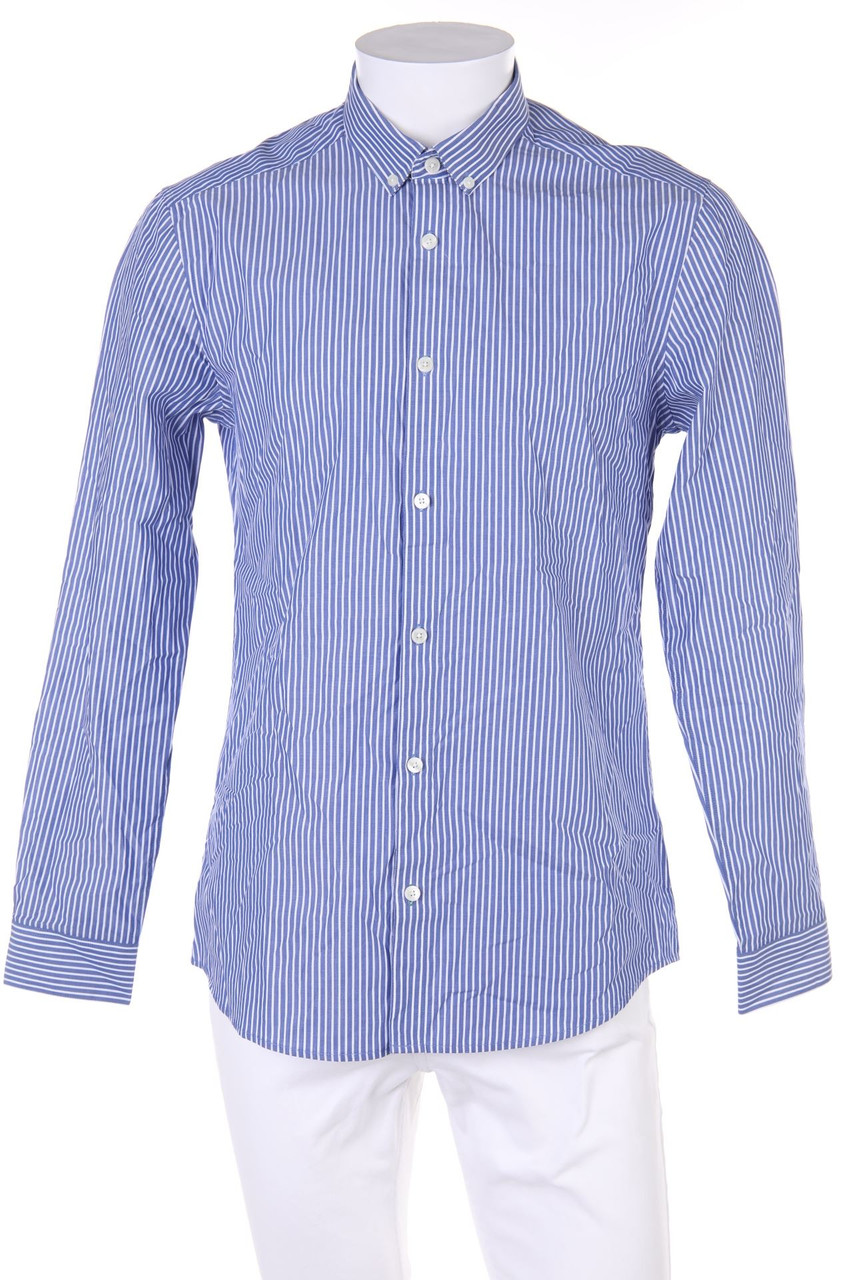 Jules - Business-gestreiftes Button-down-Hemd - L
