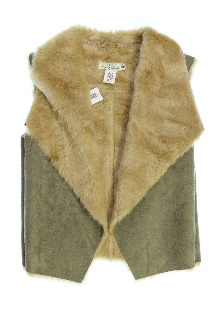 H&M LOGG - Fake Fur-Weste - 158