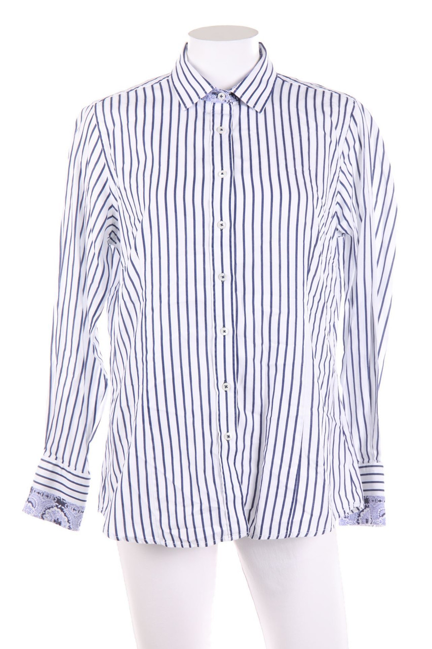 MILANO DONNA Stile Classico - Hemd-Bluse mit Streifen - D 42