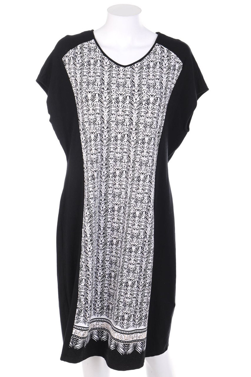 BONITA - Kurzarm-Kleid mit Print - D 44