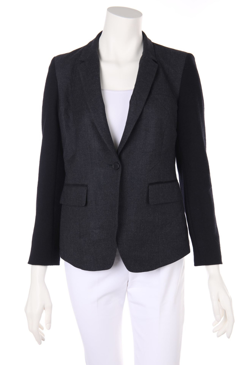 GERARD DAREL - Blazer aus Woll-Mix mit Elbow Patches - D 36