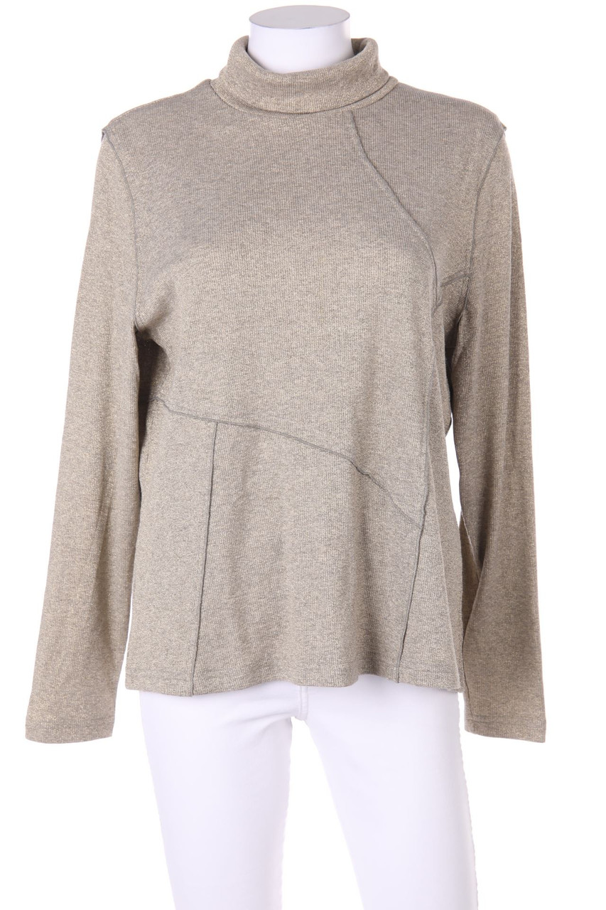 HAMMER - Longsleeve-Shirt mit Metallic-Effekt - D 48