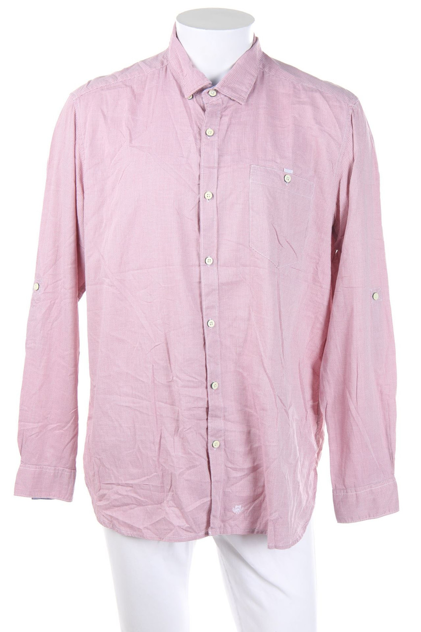 maddison weekend - kariertes Hemd mit Krempel-Ärmeln - XL