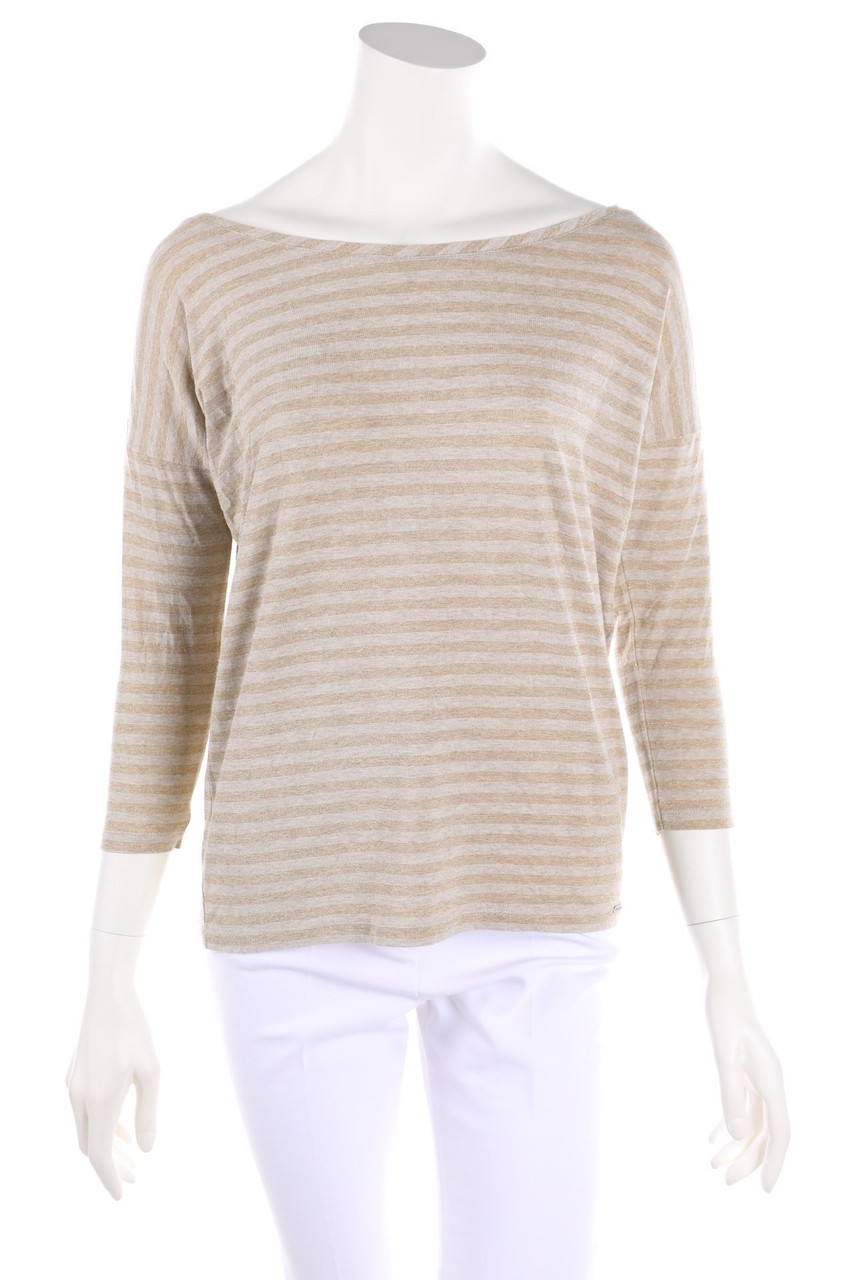 IKKS - 3/4-Arm-Shirt mit Metallic-Effekt - M