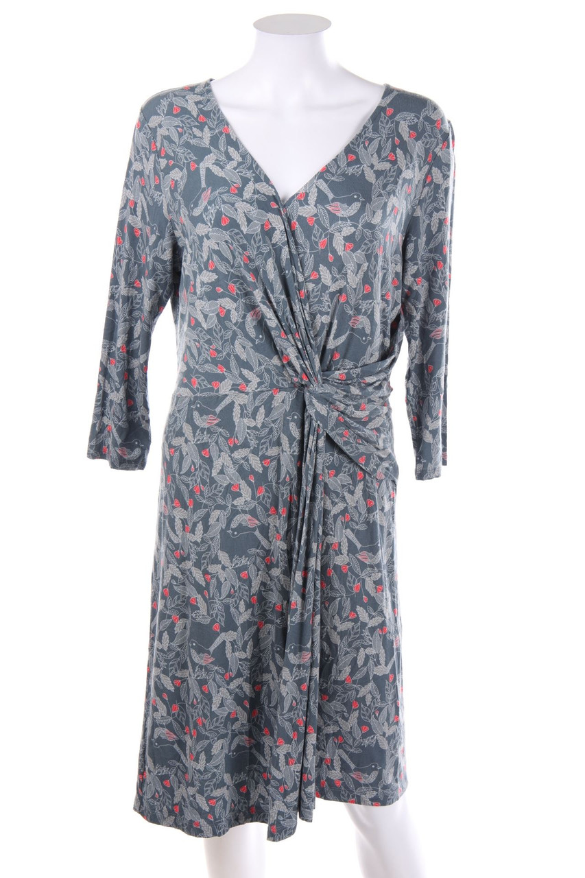 White Stuff - Kleid aus Jersey mit Drapierung - D 40