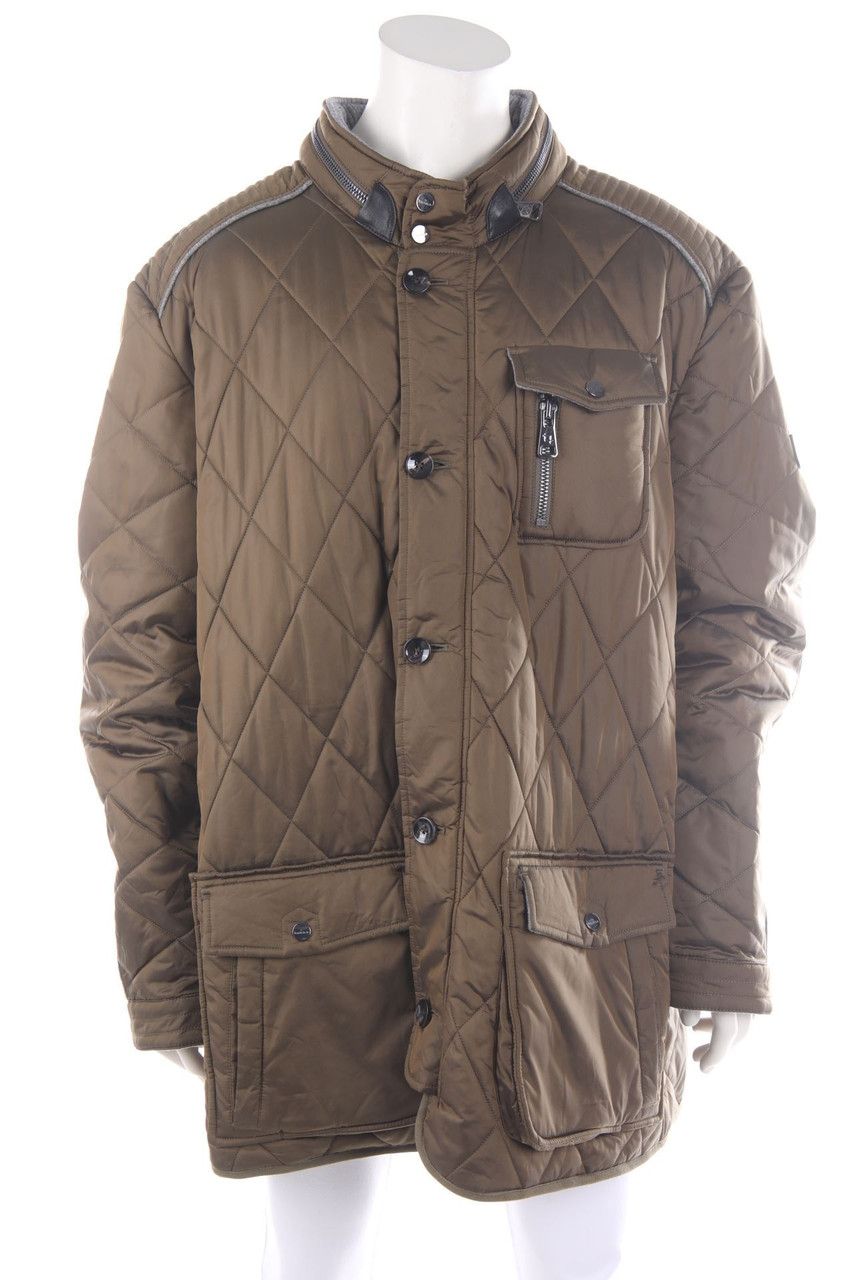 handstich - wattierte Jacke mit aufgesetzten Taschen - 68