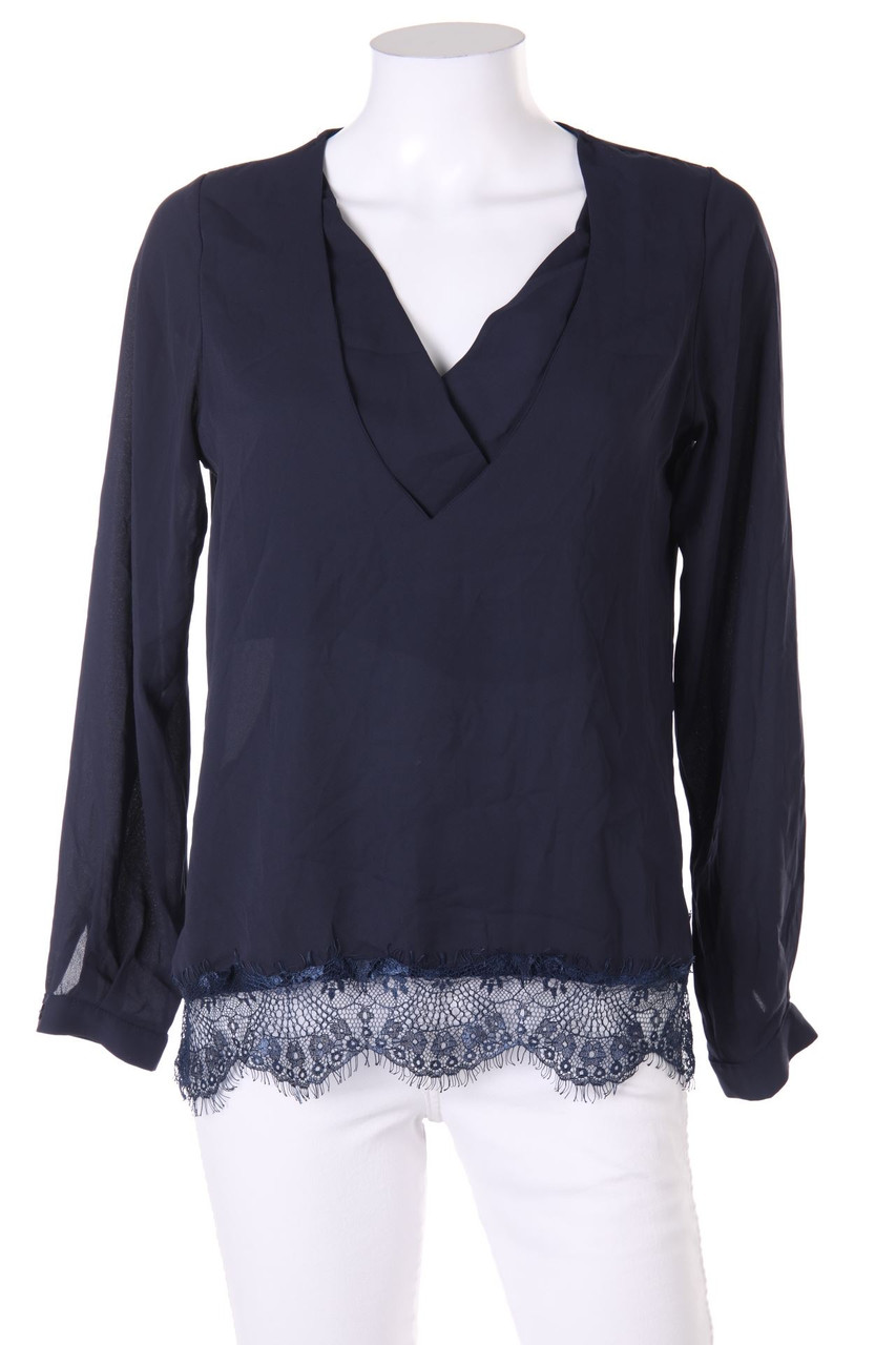 Scarlet Roos - Bluse im Layer Look mit Spitzen-Einsatz - D 32