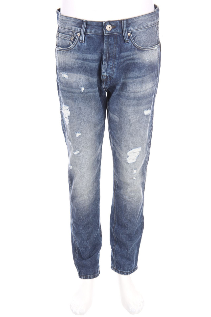 JACK & JONES - Destroyed Straight Cut Jeans - W33