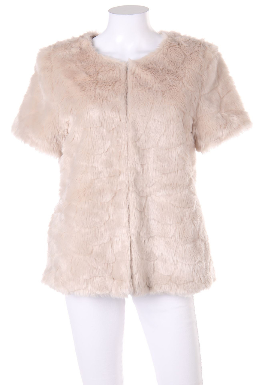 Bershka - Fake Fur-Weste - L