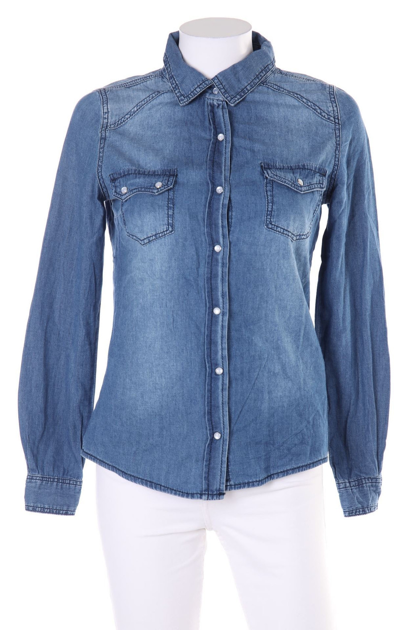 HYDEE - Used Look-Jeans-Bluse - S