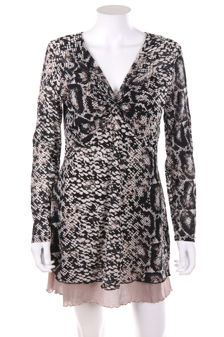 comma - Kleid mit Print - D 40