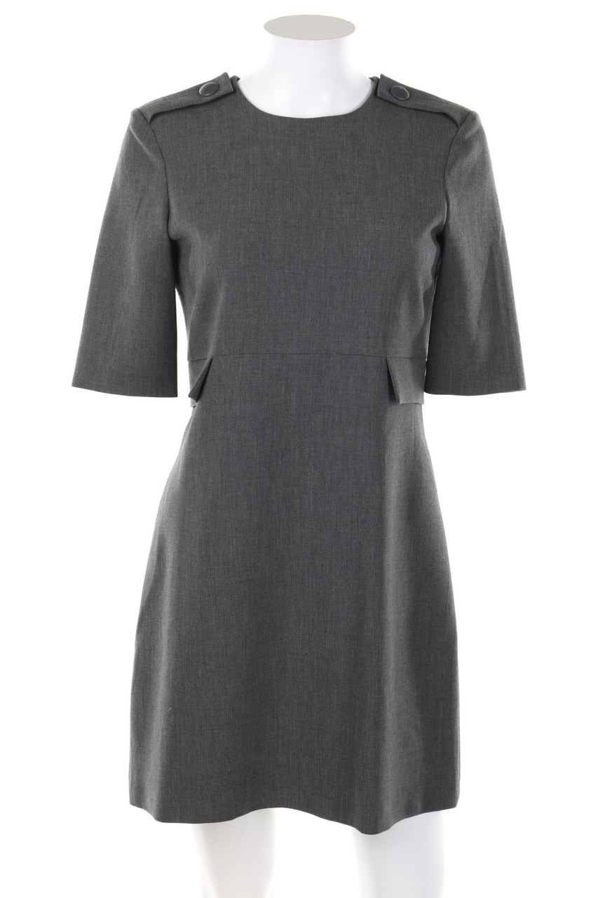 ZARA WOMAN - Etui-Kleid mit Riegeln - S