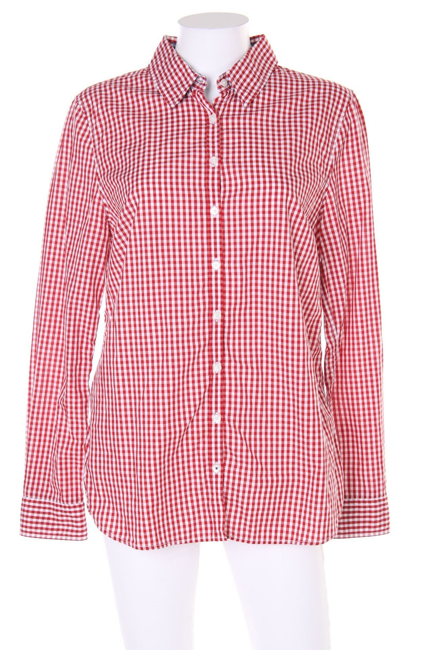 TOMMY HILFIGER - Hemd-Bluse mit Karo-Muster - D 40