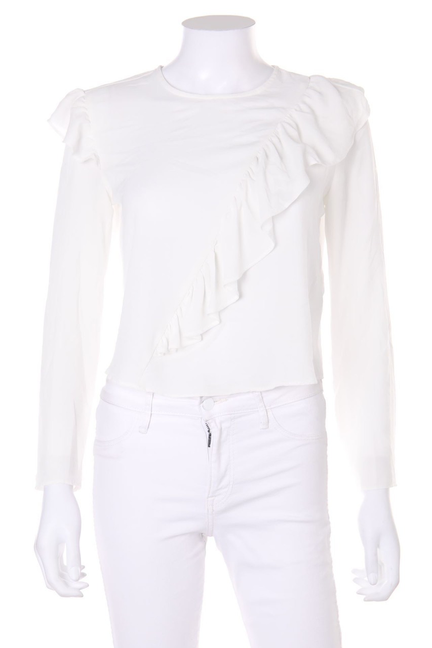 Bershka - Bluse mit Volants - S