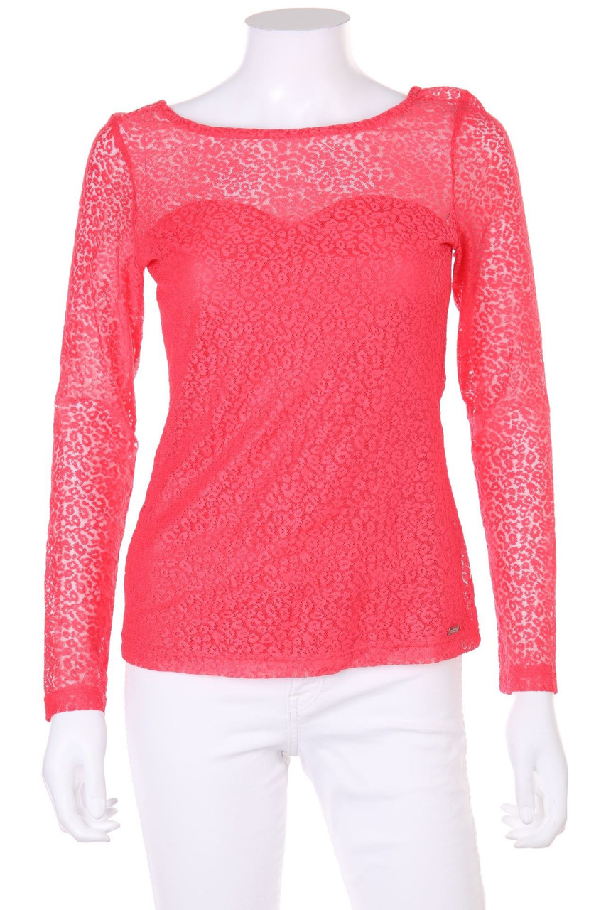 GUESS - Longsleeve-Shirt aus Spitze - S