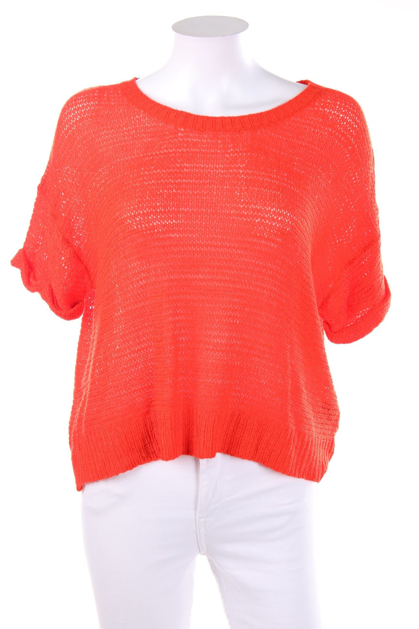 H&M - Kurzarm-Strick-Pullover - S
