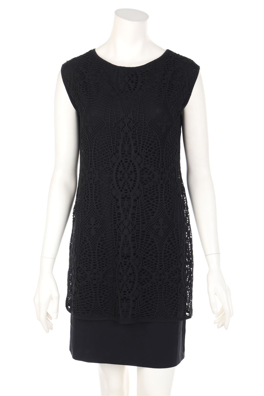 Piú & Piú - Kleid aus Spitze im Layer Look - S