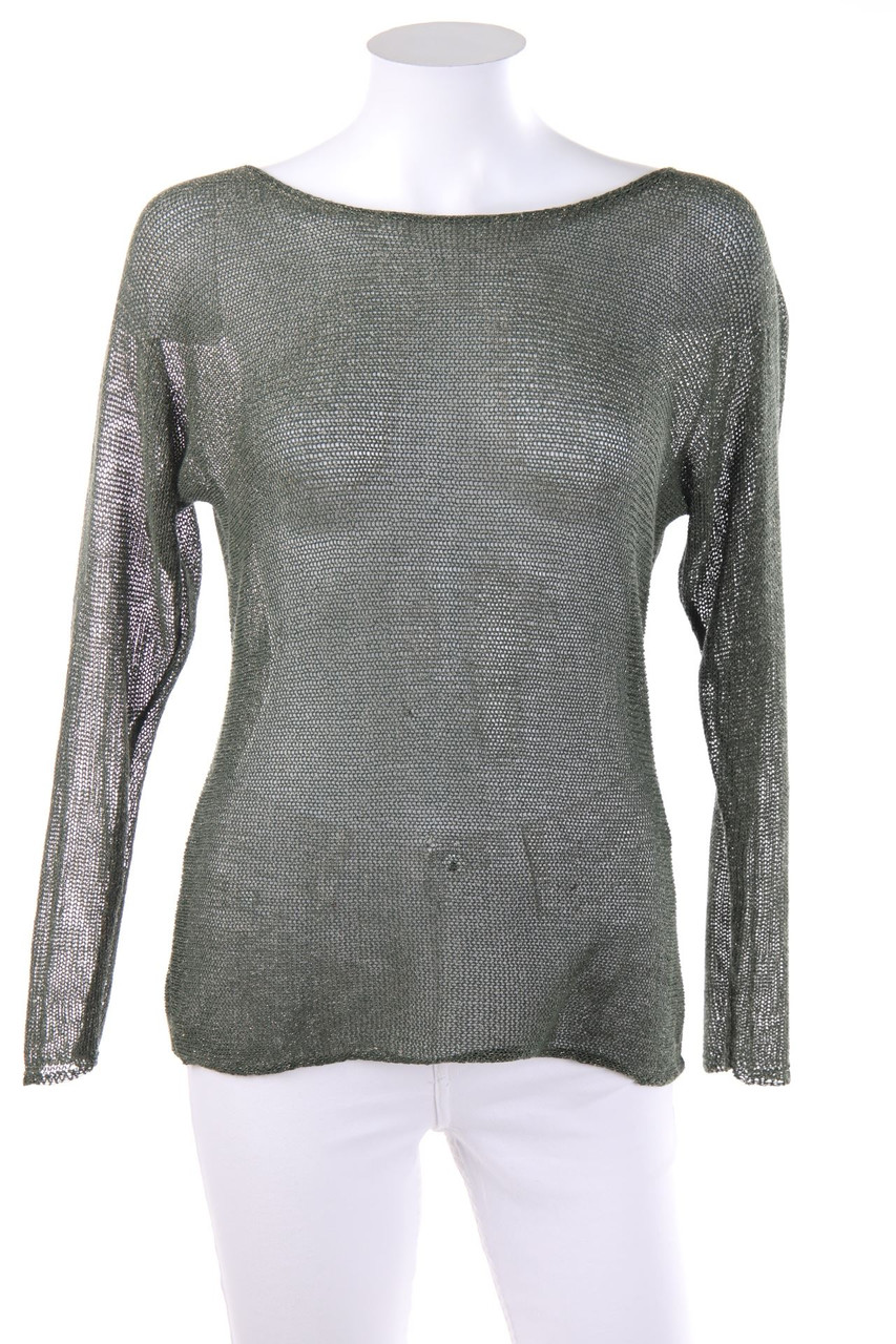 HALLHUBER - Strick-Pullover mit Metallic-Effekt - XS