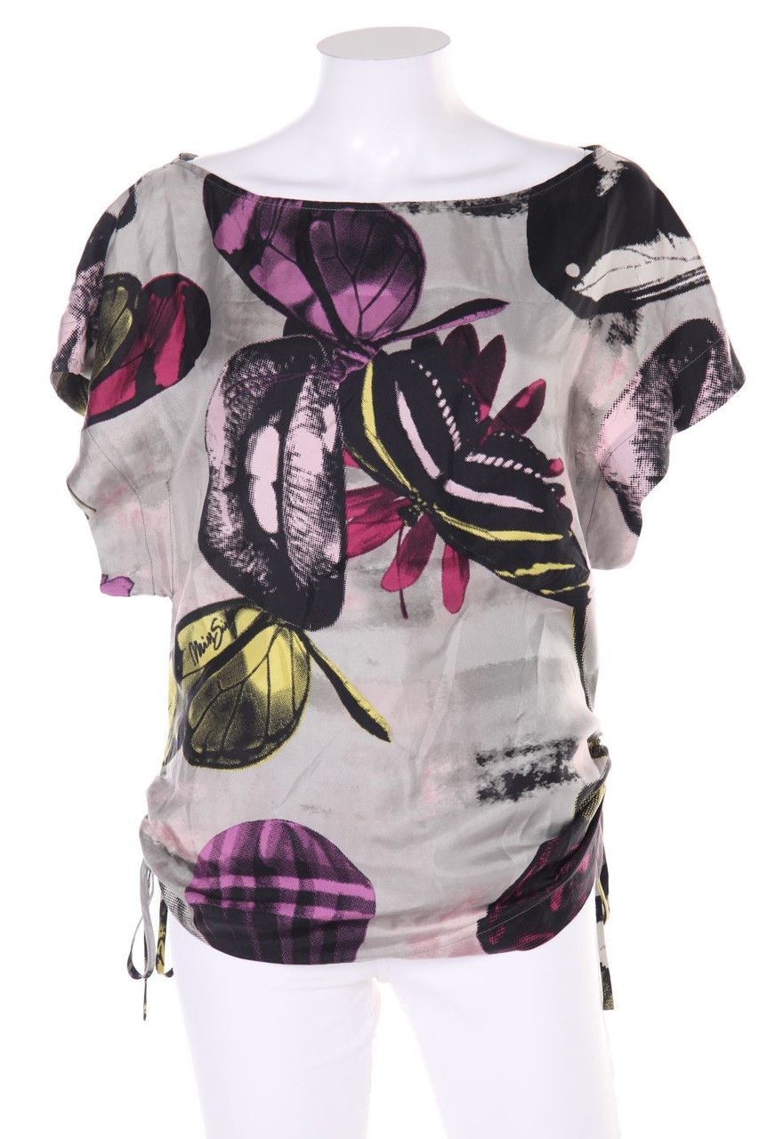 MISS SIXTY COLLECTION - Seiden-Bluse mit Tunnelzug - XS