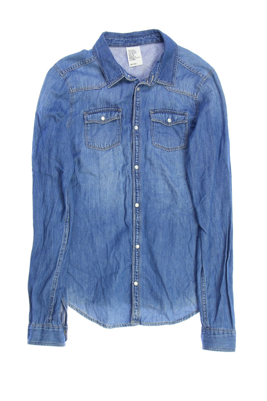H&M &denim - Denim-Bluse - 164