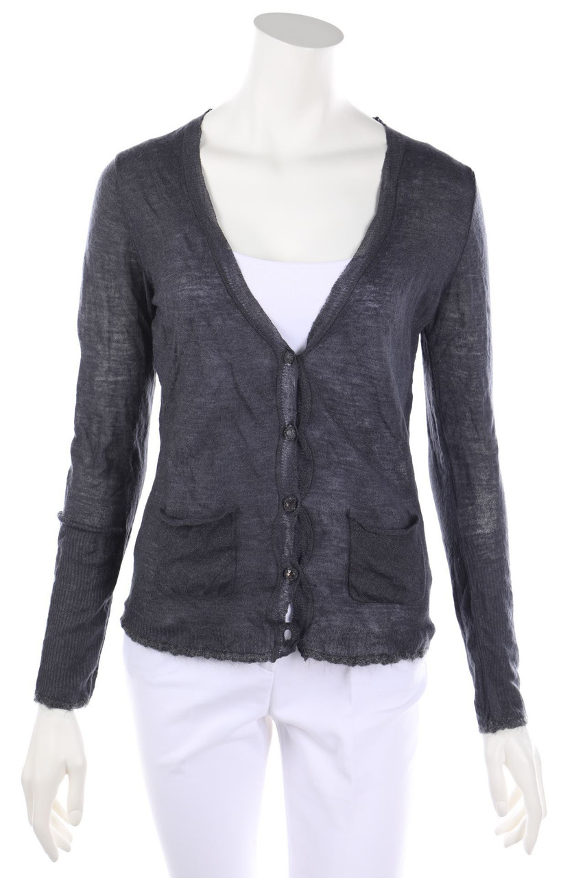 LUISA CERANO - Cardigan mit Schmuck-Knöpfen - S