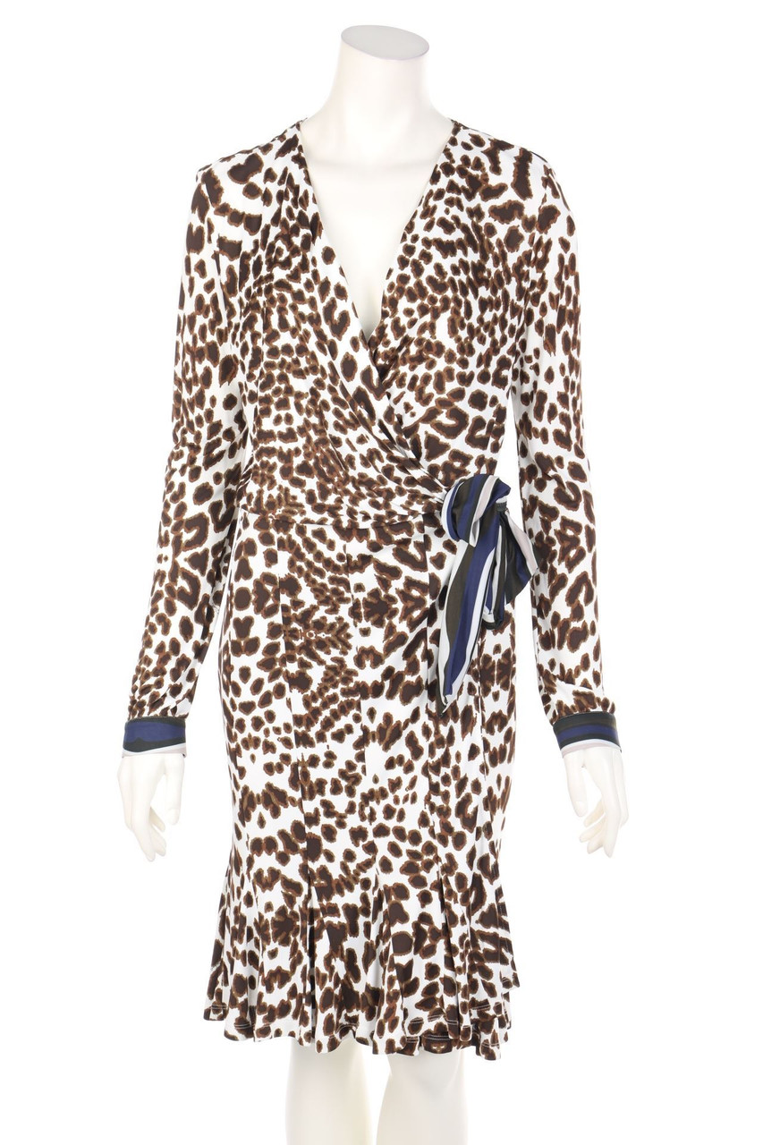 CLASS roberto cavalli - Abendkleid mit Leo-Print - D 42