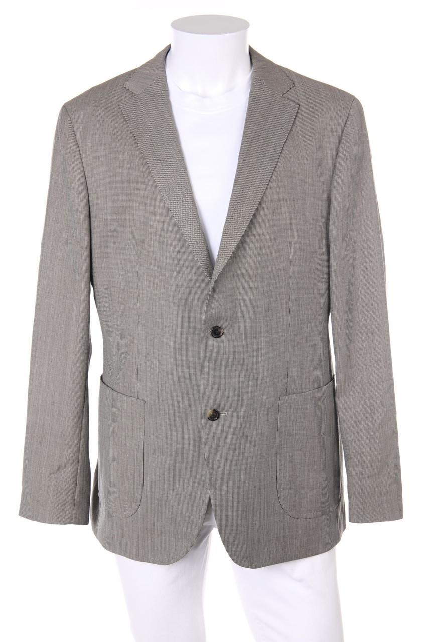 BOSS HUGO BOSS - Schurwoll-Sakko mit Karo-Muster - 50