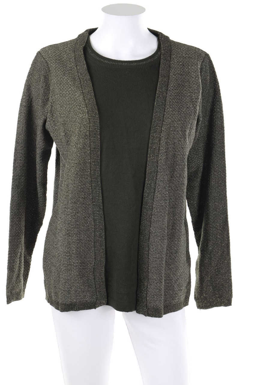 esmara - Glitzer-Strick-Pullover im Layer Look - D 38-40