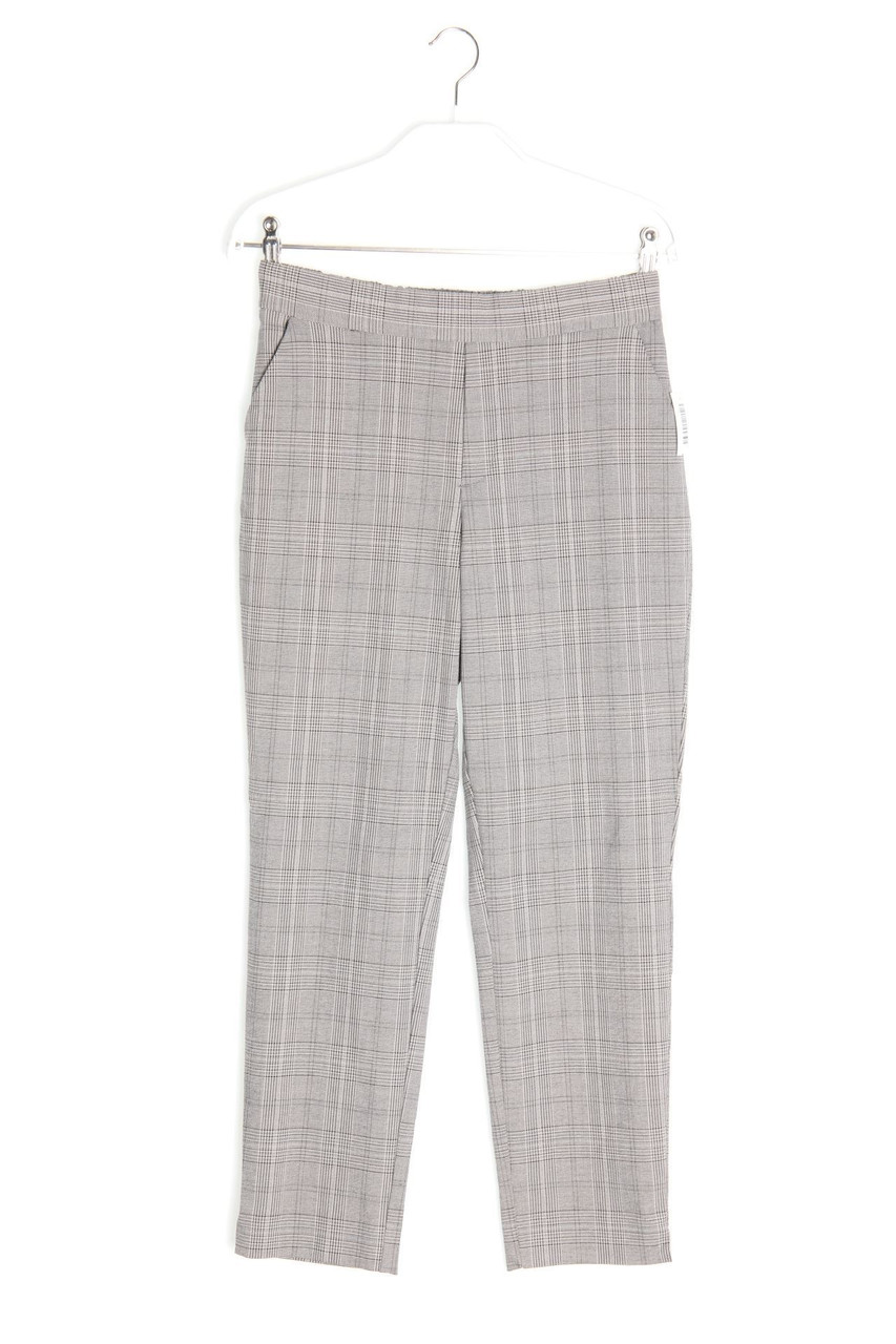 ZARA TRF - Jogger-Hose mit Karo-Muster - S