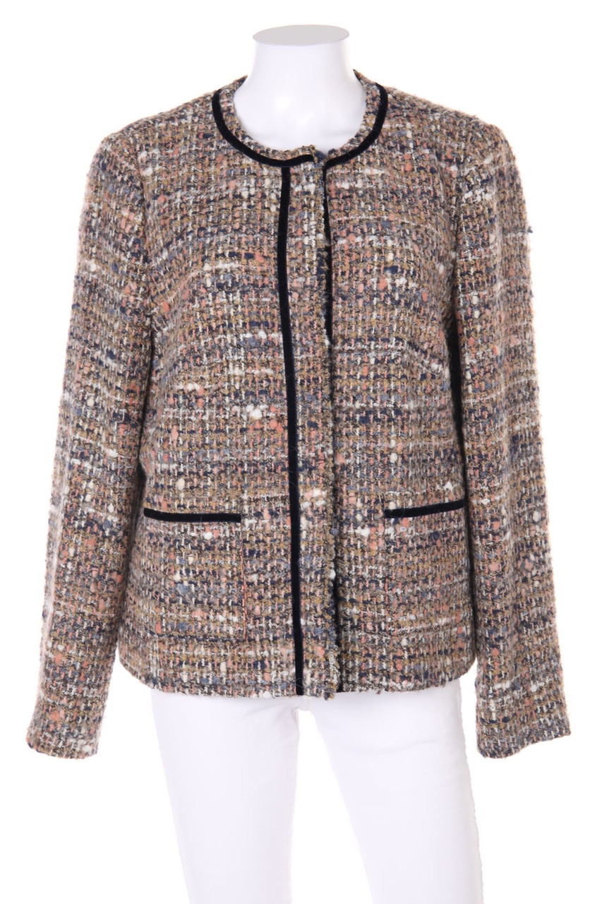 BASLER - Bouclé-Blazer mit Wolle - XL