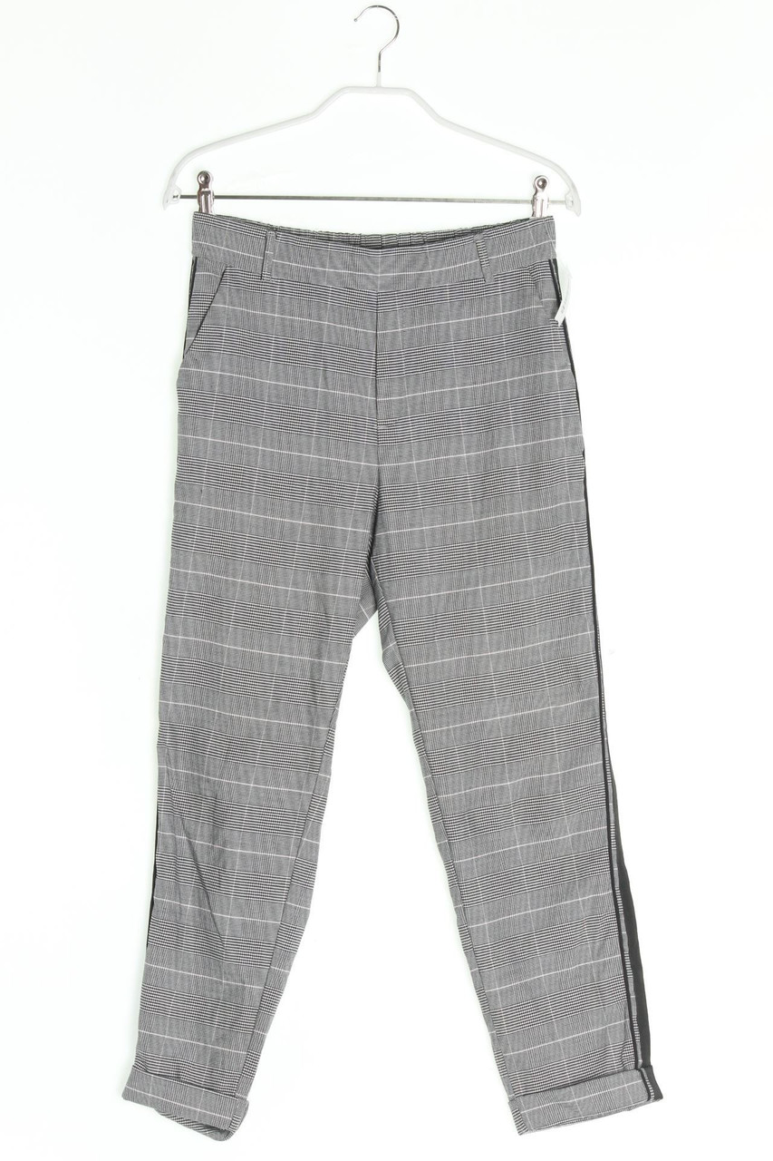 ZARA TRF - Jogger-Hose mit Karo-Muster - S