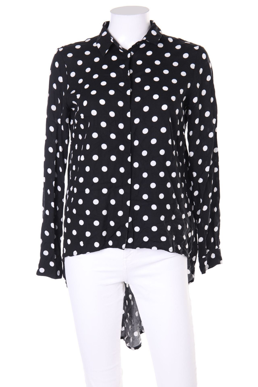 BODYFLIRT - Vokuhila-Bluse mit Punkten - D 38