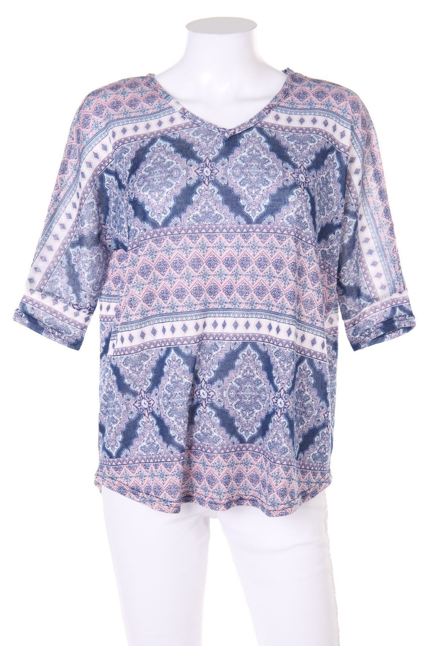 COLLOSEUM - Kurzarm-Shirt mit Print - L