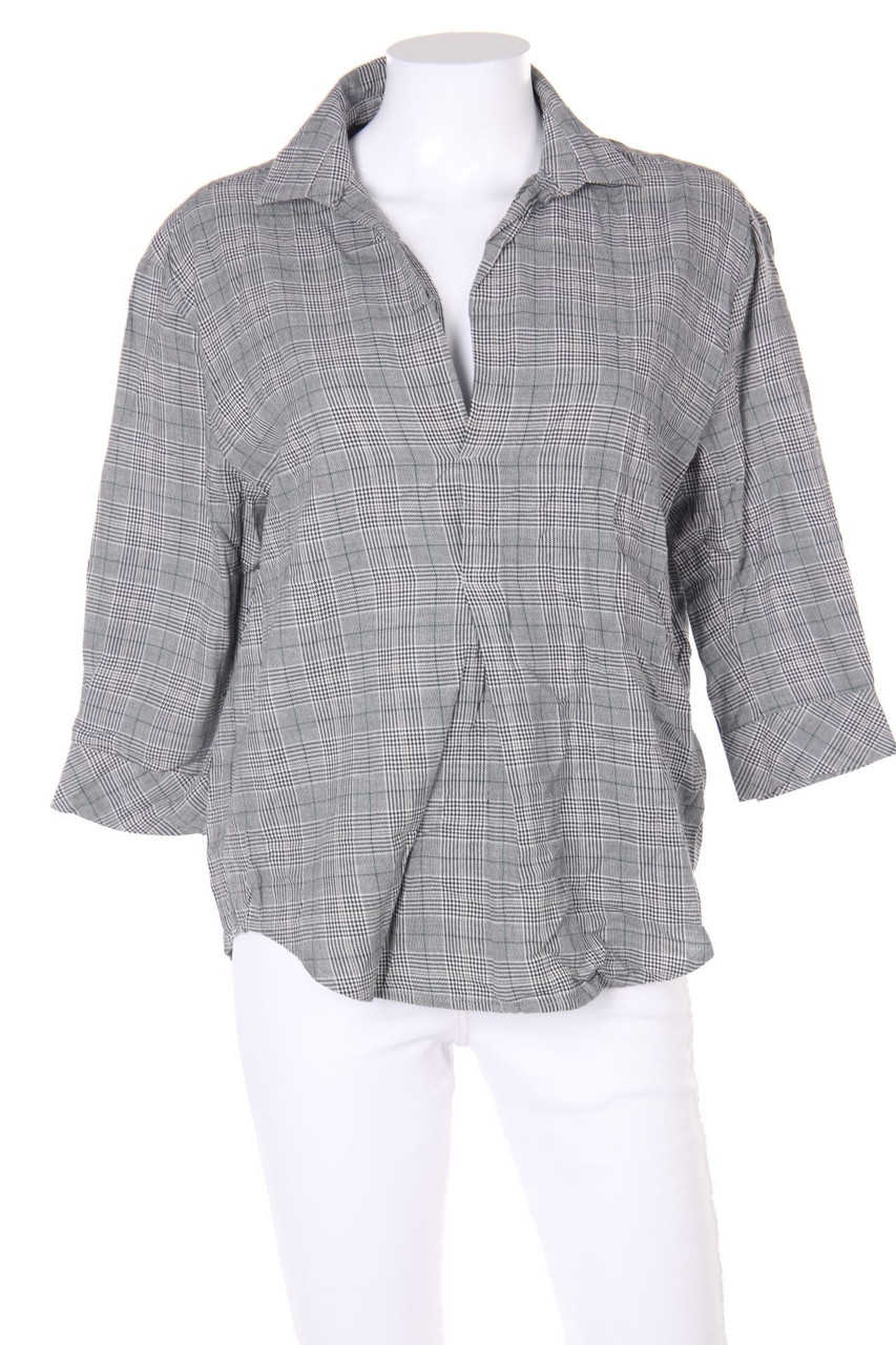 ZARA WOMAN PREMIUM DENIM COLLECTION - Bluse mit 3/4-Ärmel - XS