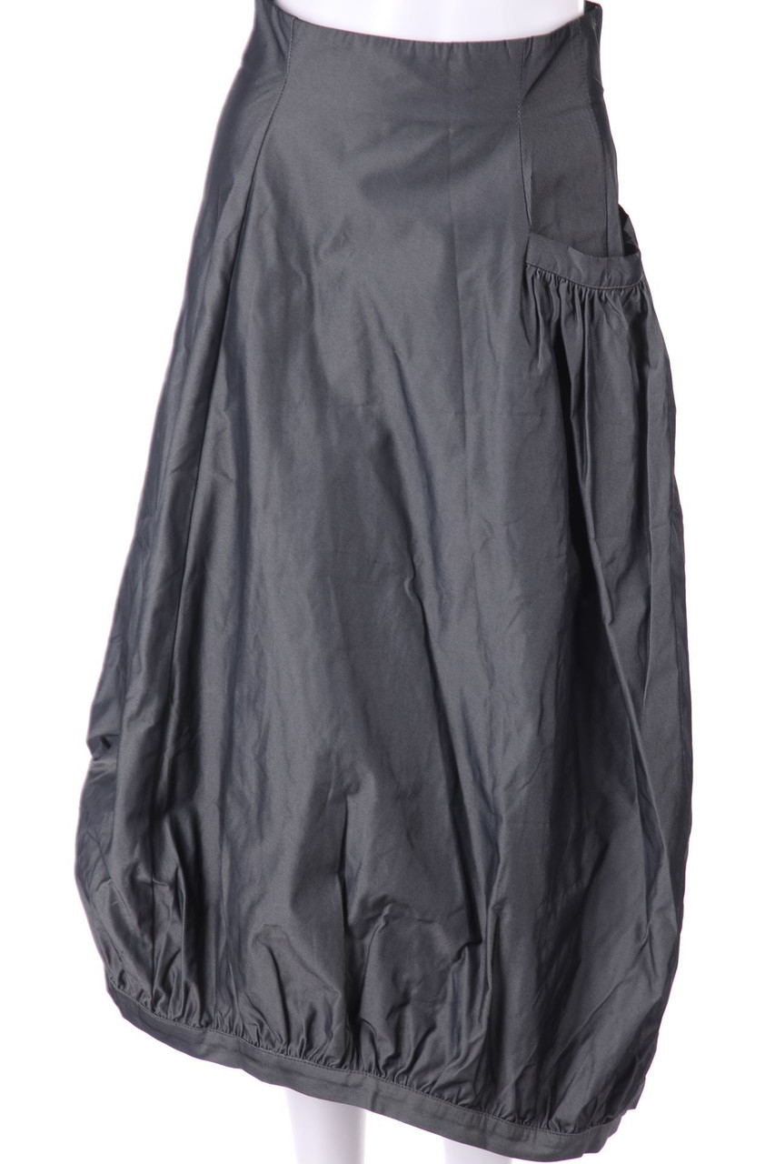 SARAH PACINI - Ballon-Midirock mit Metallic-Effekt - D 30