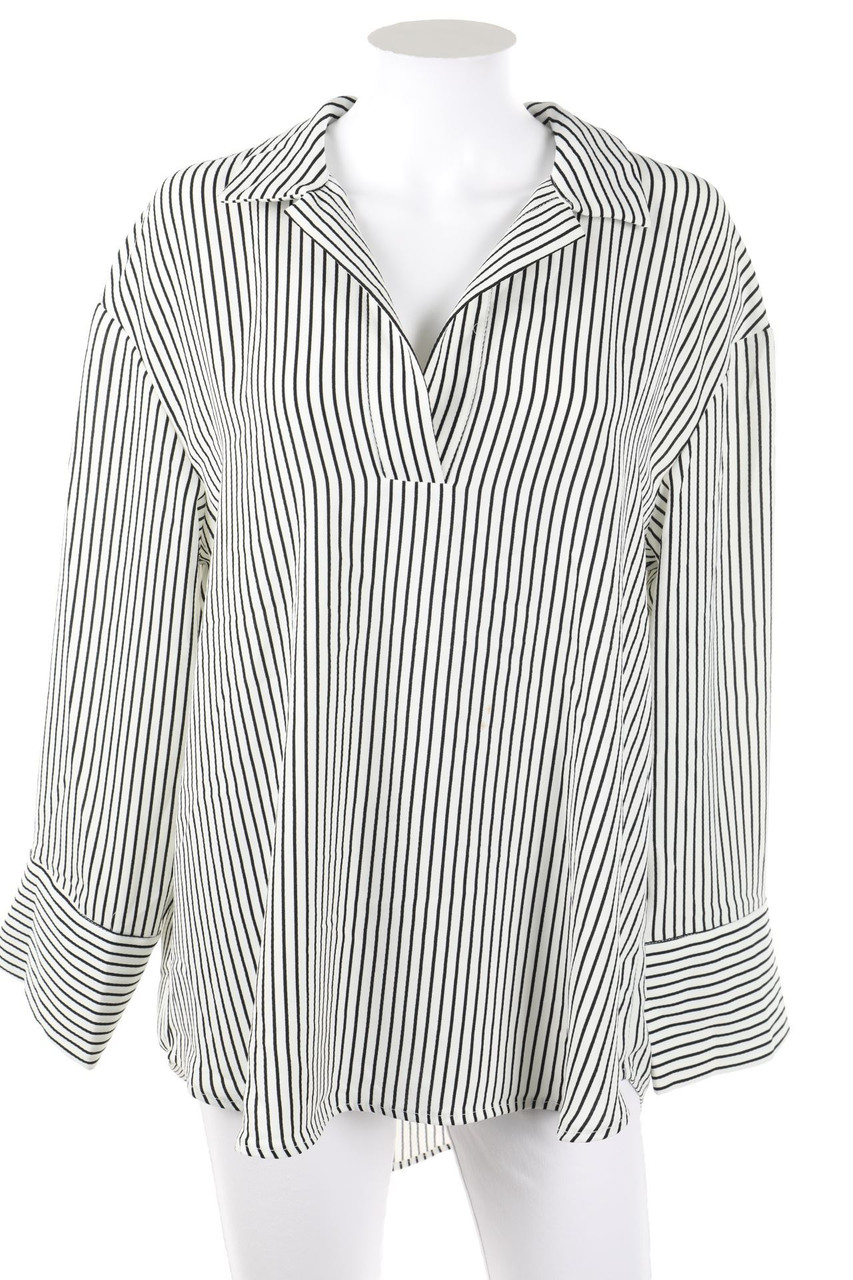 H&M - Bluse mit Streifen - S