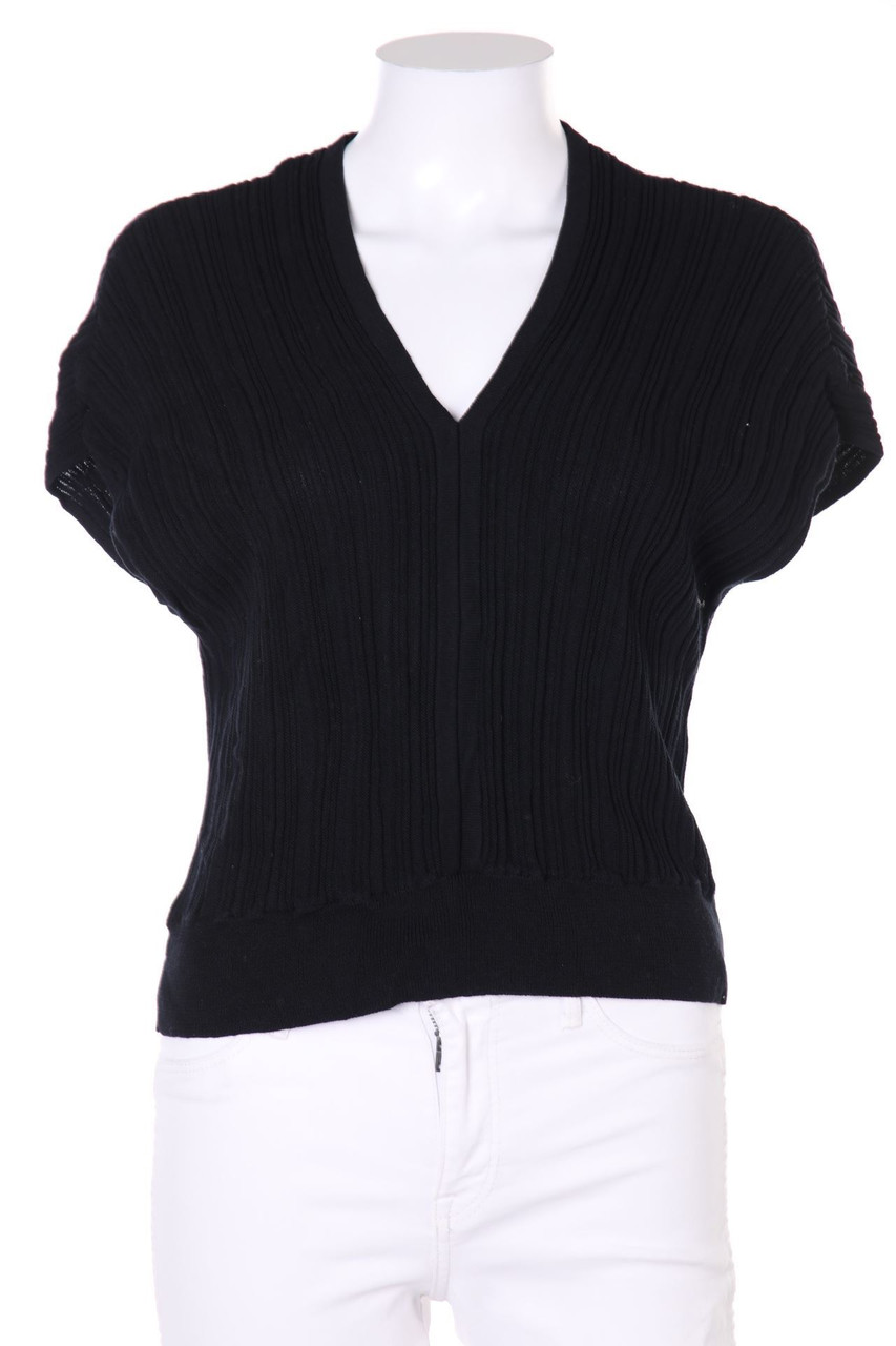 MORGAN - Kurzarm-Strick-Pullover - M