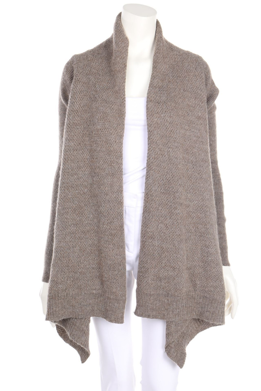 COMPTOIR DES COTONNIERS - Cardigan mit Alpaka mit Wasserfall-Ausschnitt - D 36