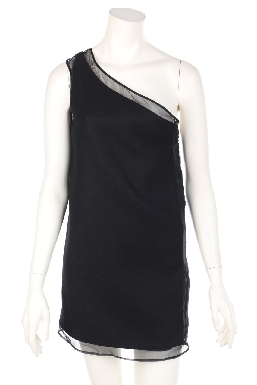 STELLA MC CARTNEY - One Shoulder-Kleid aus Wolle mit Seide - D 38