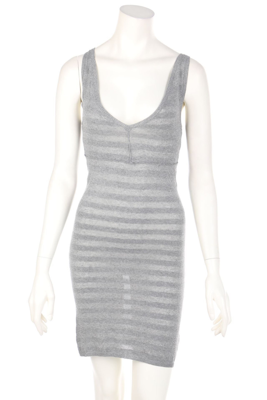 DUNE BY DUNE - Glitzer-Kleid mit Wolle - D 36